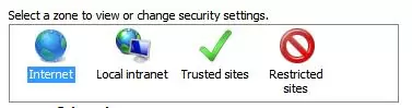 Internet Explorer zones