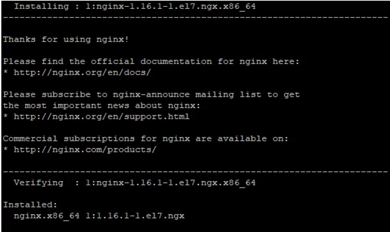 install nginx centos