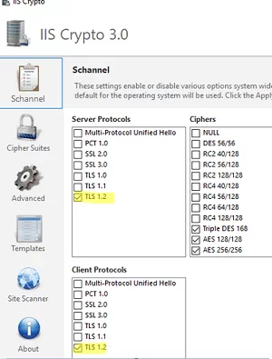 ISS Crypto - enable TLS 1.2