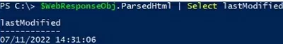 powershell get webpage lastmodified date