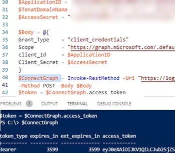 powershell - getting Azure Graph token using Invoke-RestMethod 