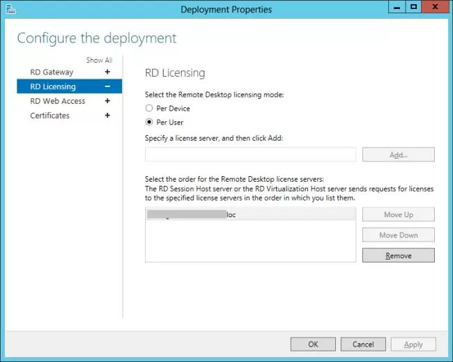 rds deployment properties